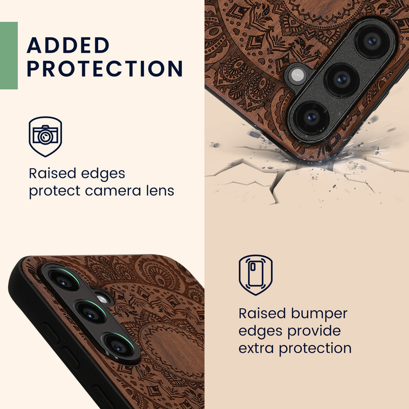 kwmobile Handyhülle für Samsung Galaxy S23 FE Hülle Case mit TPU Bumper Stoßfestes Hardcase Schutzhülle Cover