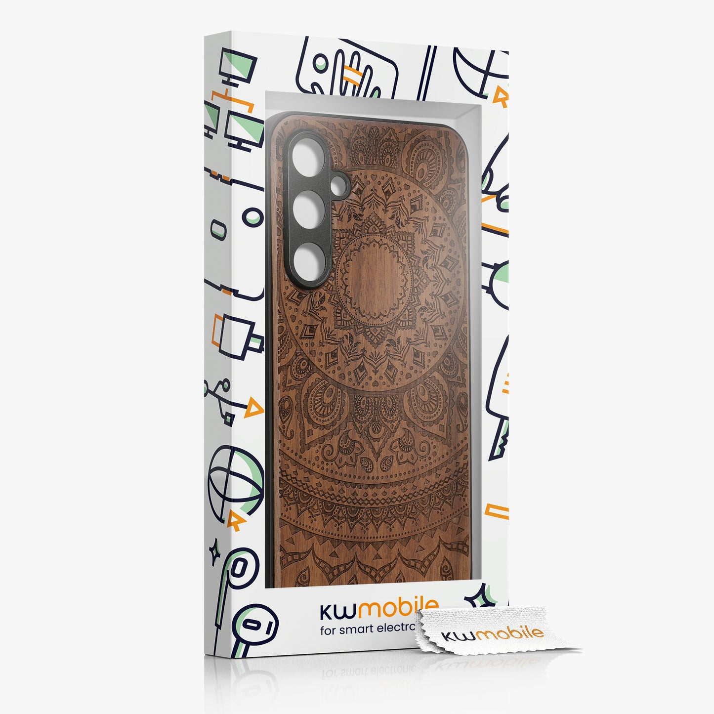 kwmobile Handyhülle für Samsung Galaxy S23 FE Hülle Case mit TPU Bumper Stoßfestes Hardcase Schutzhülle Cover