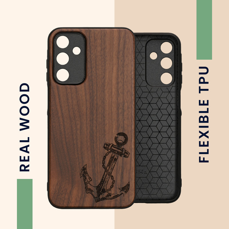 kwmobile Handyhülle für Samsung Galaxy A15 5G - Case mit TPU Bumper - Stoßfestes Hardcase - Schutzhülle Cover