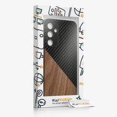 kwmobile Hülle kompatibel mit Samsung Galaxy A25 - Handyhülle - Handy Schutzhülle - Smartphone Cover - Dunkelbraun