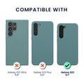 kwmobile Hülle kompatibel mit Samsung Galaxy S23 Hülle - magnetisches Silikon Case kompatibel mit MagSafe - Cover gummiert