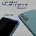 kwmobile Hülle kompatibel mit Samsung Galaxy S23 Hülle - magnetisches Silikon Case kompatibel mit MagSafe - Cover gummiert