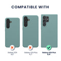 kwmobile Hülle kompatibel mit Samsung Galaxy S24 Ultra Hülle - magnetisches Silikon Case kompatibel mit MagSafe - Cover gummiert