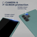 kwmobile Hülle kompatibel mit Samsung Galaxy S24 Ultra Hülle - magnetisches Silikon Case kompatibel mit MagSafe - Cover gummiert