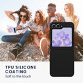 kwmobile Flip Soft Case kompatibel mit Samsung Galaxy Z Flip6 Hülle - Silikon Cover für Foldable Handy - Handyhülle
