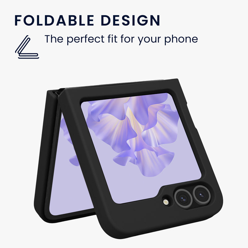 kwmobile Flip Soft Case kompatibel mit Samsung Galaxy Z Flip6 Hülle - Silikon Cover für Foldable Handy - Handyhülle