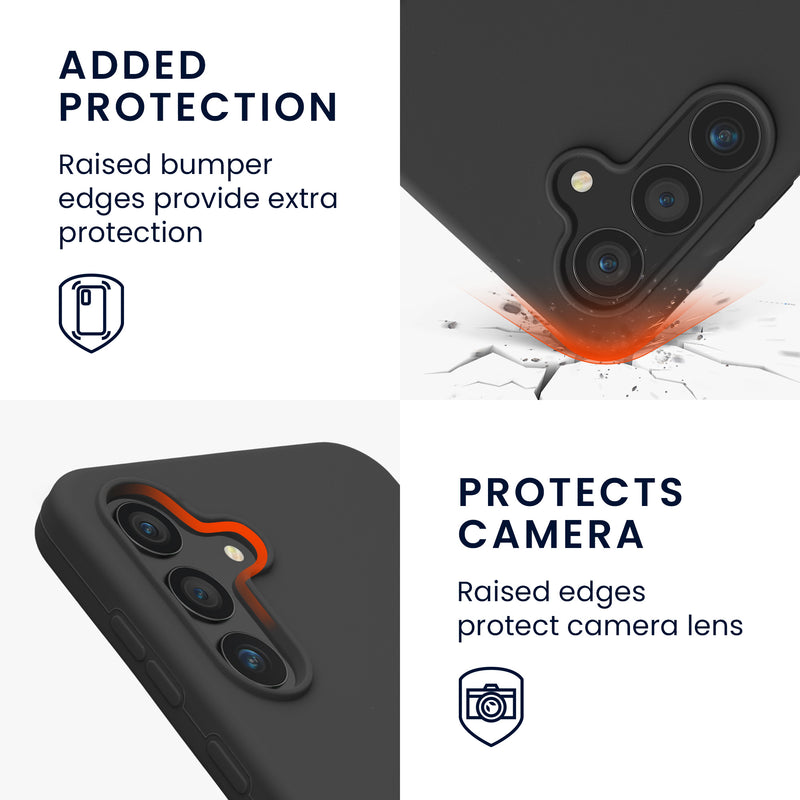 kwmobile Handyhülle für Samsung Galaxy S24 FE Hülle - Case Silikon - Kabelloses Laden - Schutzhülle Cover