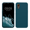 kwmobile Handyhülle für Samsung Galaxy Xcover7 Hülle - Case Silikon - Kabelloses Laden - Schutzhülle Cover in Petrol matt Petrol matt  
