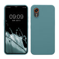 kwmobile Handyhülle für Samsung Galaxy Xcover7 Hülle - Case Silikon - Kabelloses Laden - Schutzhülle Cover in Arctic Night Arctic Night  