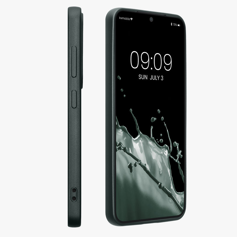 kwmobile Handyhülle für Samsung Galaxy S25 Hülle - Silikon Case schimmernd - Schutzhülle Cover