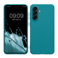 kwmobile Handyhülle für Samsung Galaxy A36 5G Hülle - TPU Case - Kabelloses Laden - Schutzhülle Cover in Petrol matt Petrol matt  