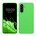 kwmobile Handyhülle für Samsung Galaxy A36 5G Hülle - TPU Case - Kabelloses Laden - Schutzhülle Cover in Limettengrün Limettengrün  