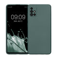 kwmobile Handyhülle für Samsung Galaxy A51 Hülle - weiche Silikon Case metallisch schimmernd - Schutzhülle Cover