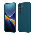 kwmobile Handyhülle für Samsung Galaxy S25 FE Hülle - Case Silikon - Kabelloses Laden - Schutzhülle Cover in Petrol matt Petrol matt  