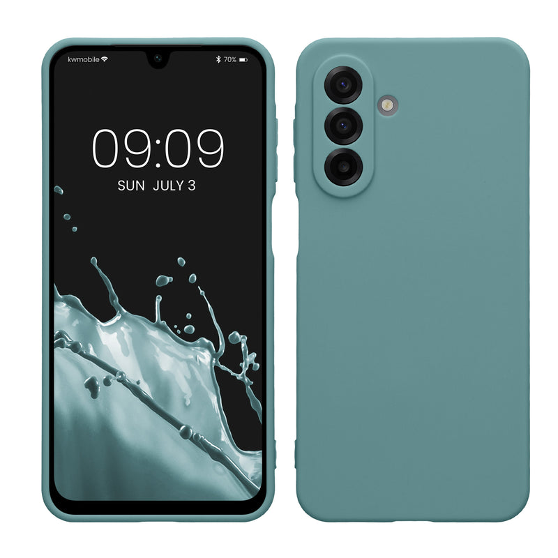 kwmobile Handyhülle für Samsung Galaxy A17 4G / 5G Hülle - weiches Handy Silikon Case - Schutzhülle Cover - Arctic Night Arctic Night  