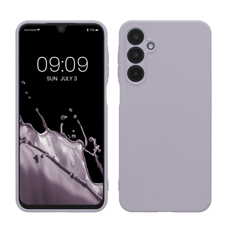 kwmobile Handyhülle für Samsung Galaxy A16 5G Hülle - weiches Handy Silikon Case - Schutzhülle Cover - Lavendel Lavendel  