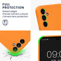 kwmobile Handyhülle für Samsung Galaxy A14 5G Hülle - weiches Handy Silikon Case - Schutzhülle Cover