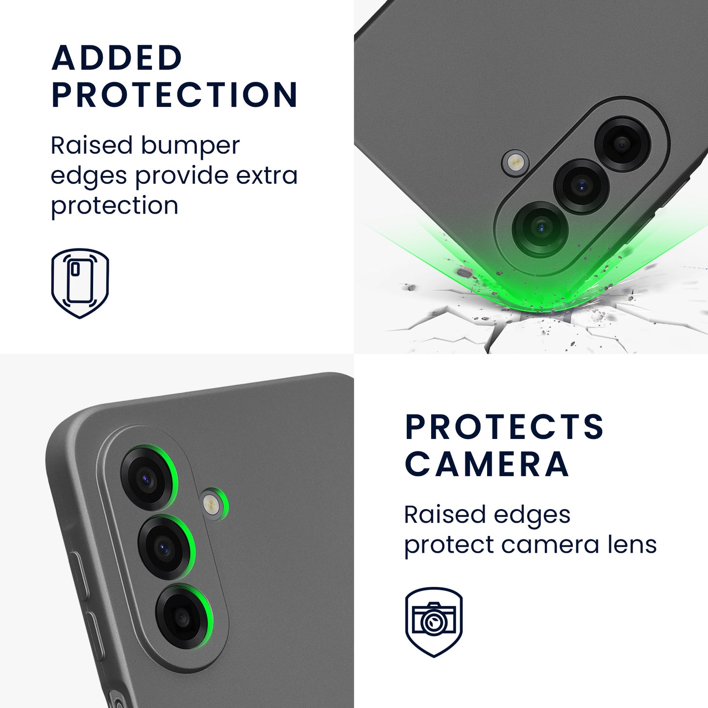 kwmobile Handyhülle für Samsung Galaxy A17 4G / 5G Hülle - weiche Silikon Case - Schutzhülle Cover