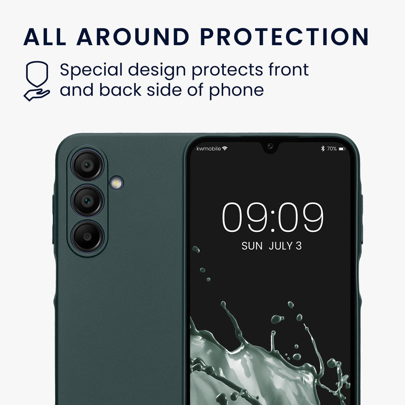 kwmobile Handyhülle für Samsung Galaxy A16 5G Hülle - weiche Silikon Case - Schutzhülle Cover