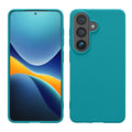 kwmobile Handyhülle für Samsung Galaxy S26 Hülle - TPU Case - Kabelloses Laden - Schutzhülle Cover in Petrol matt Petrol matt  