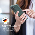 kwmobile Handyhülle für Samsung Galaxy S26 Hülle - Silikon Case metallisch schimmernd - Schutzhülle Cover
