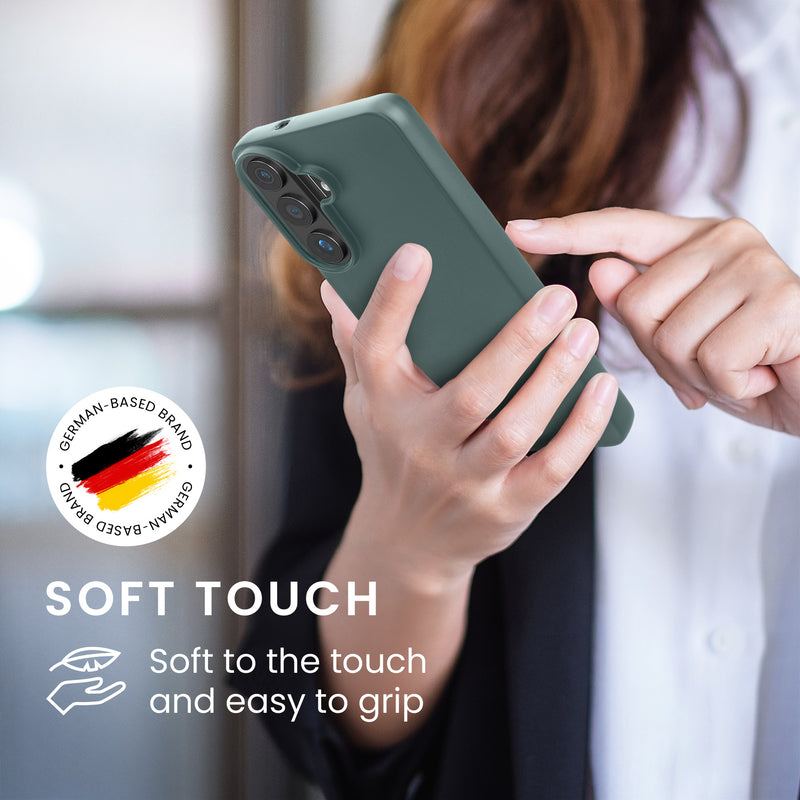 kwmobile Handyhülle für Samsung Galaxy S26 Hülle - Silikon Case metallisch schimmernd - Schutzhülle Cover