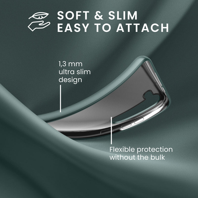 kwmobile Handyhülle für Samsung Galaxy S26 Hülle - Silikon Case metallisch schimmernd - Schutzhülle Cover