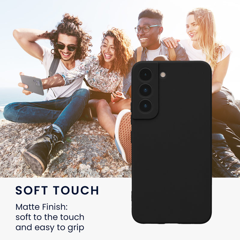 kwmobile Handyhülle für Samsung Galaxy S22 - weiches Silikon Case - Schutzhülle Cover