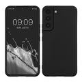 kwmobile Handyhülle für Samsung Galaxy S22 Hülle - weiches Handy Silikon Case - Schutzhülle Cover - Schwarz Schwarz  