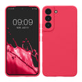 kwmobile Handyhülle für Samsung Galaxy S22 Hülle - weiches Handy Silikon Case - Schutzhülle Cover - Neon Pink Neon Pink  