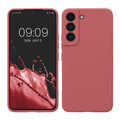 kwmobile Handyhülle für Samsung Galaxy S22 Hülle - weiches Handy Silikon Case - Schutzhülle Cover - Dark Rose Dark Rose  