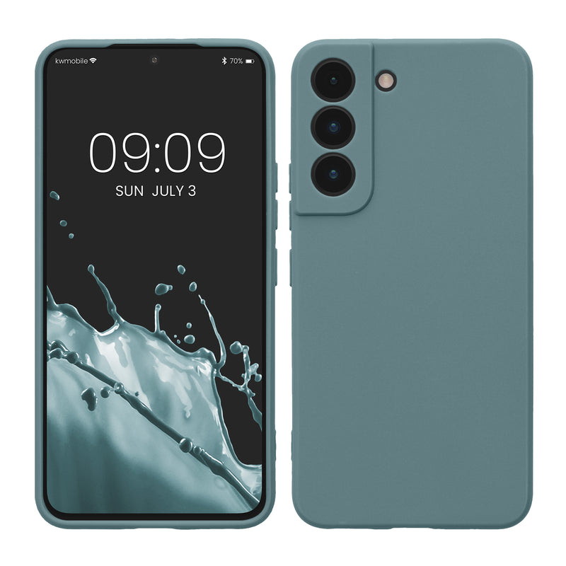 kwmobile Handyhülle für Samsung Galaxy S22 Hülle - weiches Handy Silikon Case - Schutzhülle Cover - Arctic Night Arctic Night  