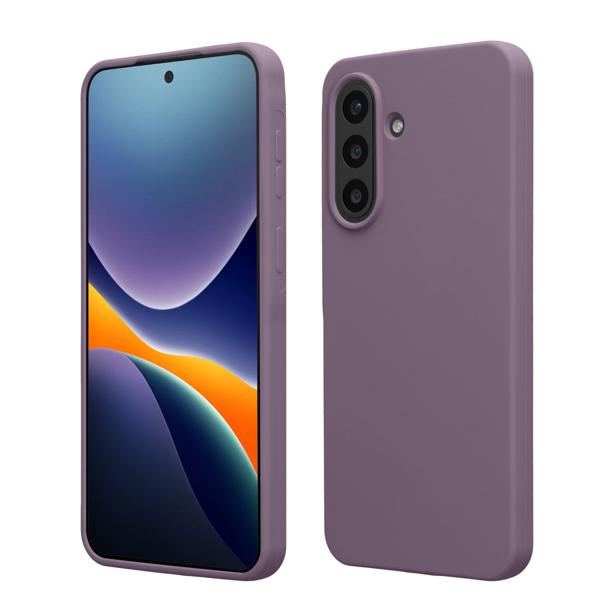 kwmobile Handyhülle für Samsung Galaxy A57 5G Hülle - Case Silikon - Kabelloses Laden - Schutzhülle Cover in Helle Iris Helle Iris
