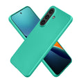 kwmobile Handyhülle für Samsung Galaxy A57 5G Hülle - Silikon Case metallisch schimmernd - Schutzhülle Cover - Metallic Dunkelgrün Metallic Dunkelgrün  