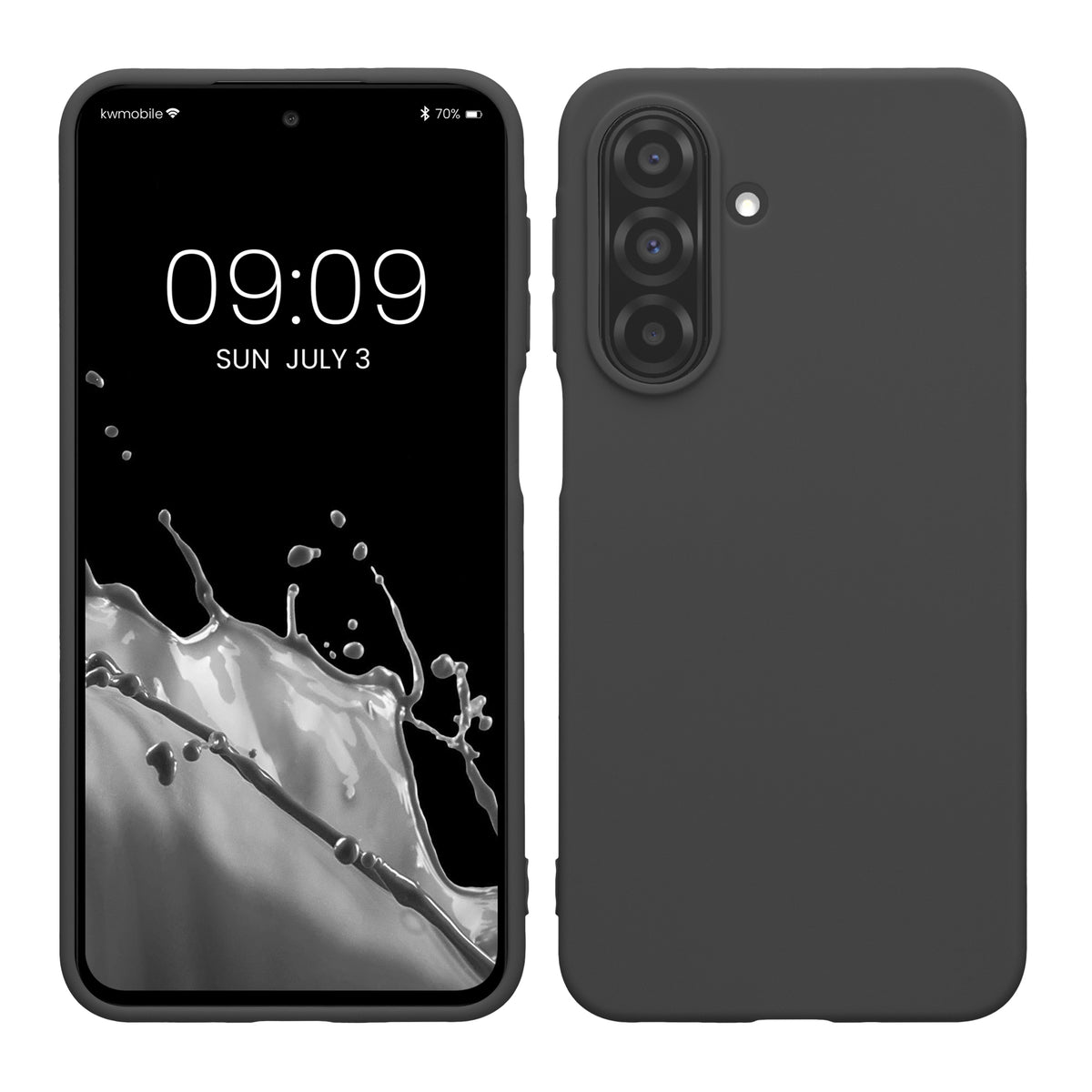 Samsung Galaxy A27 5G Silikon Handyhülle Dunkelgrau