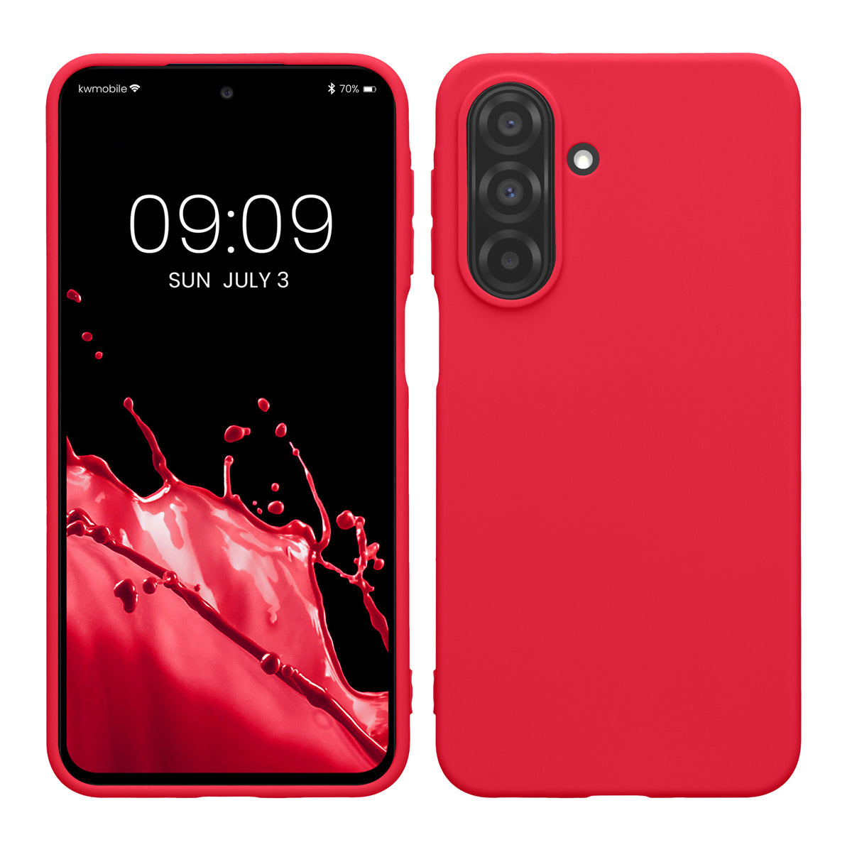 Samsung Galaxy A27 5G Silikon Handyhülle Neon Pink