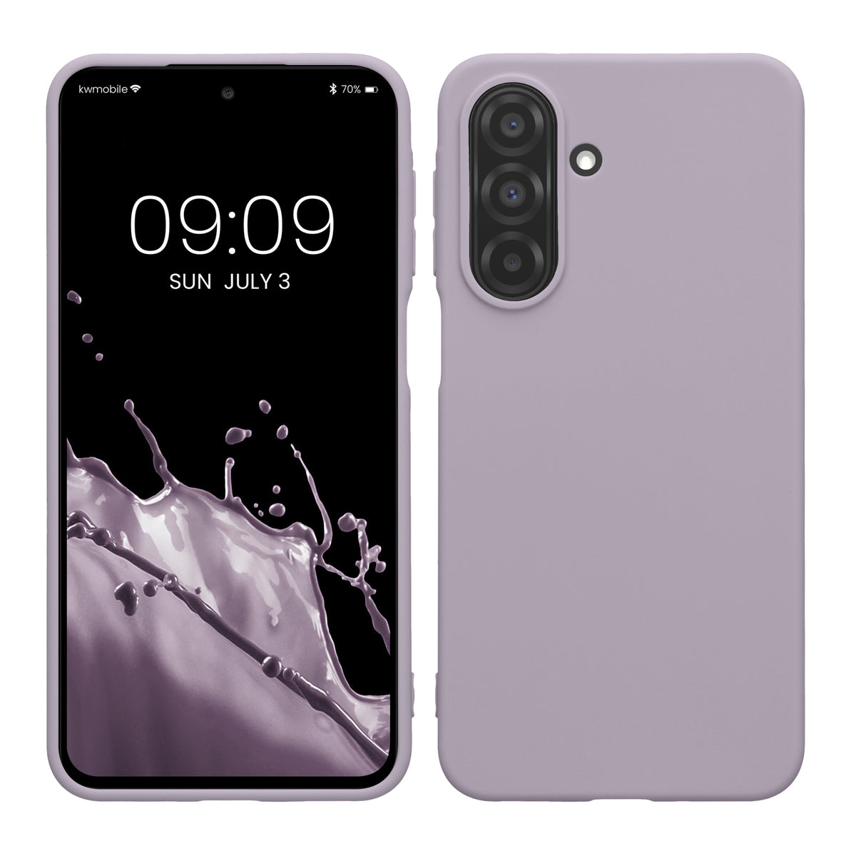 Samsung Galaxy A27 5G Silikon Handyhülle Lavendel
