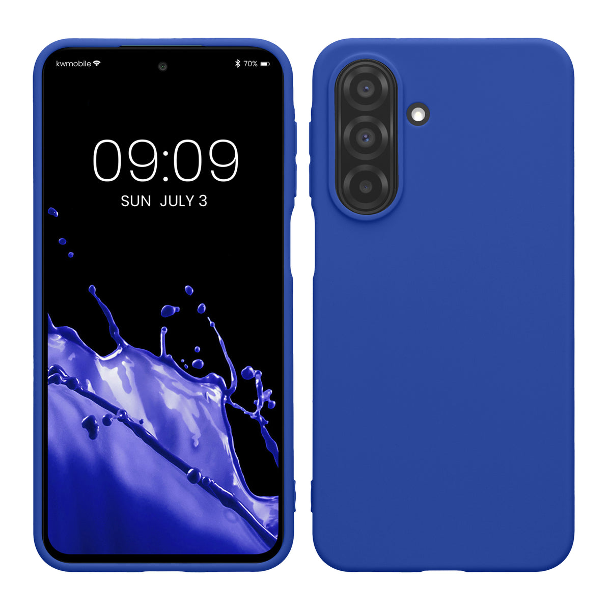 Samsung Galaxy A27 5G Silikon Handyhülle Baltik Blau