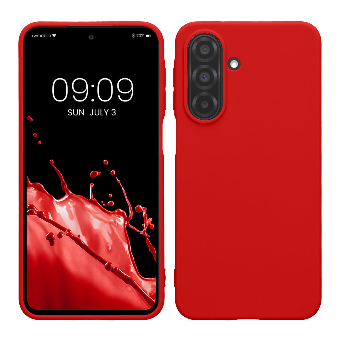 Samsung Galaxy A27 5G Silikon Handyhülle Klassisch Rot