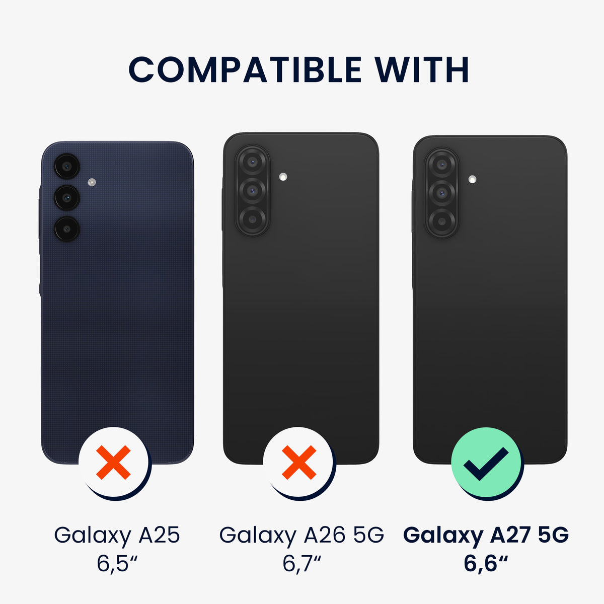 Samsung Galaxy A27 5G Silikon Handyhülle metallisch KWM0000228O005C