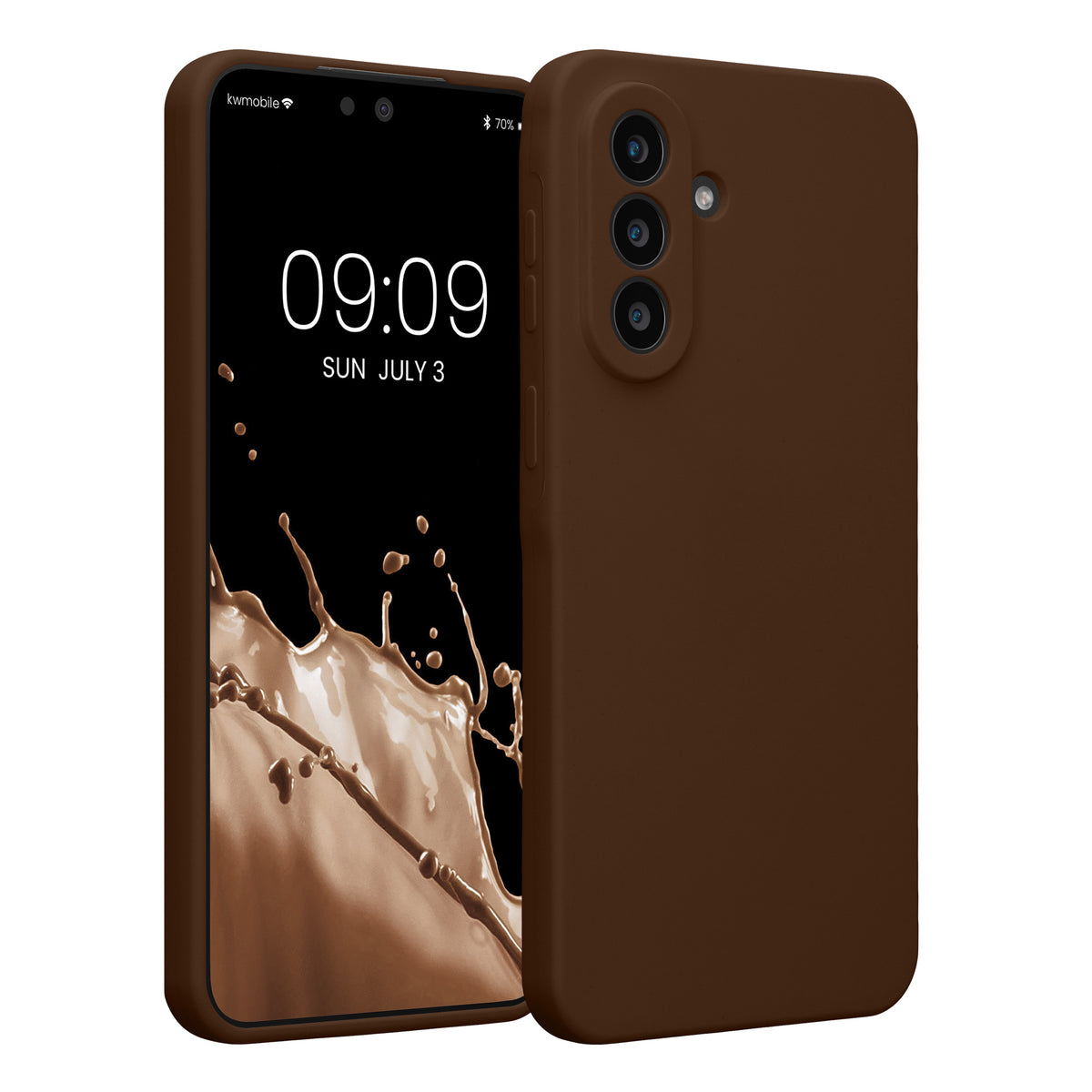 Samsung Galaxy A57 5G Silikon Handyhülle Chocolate