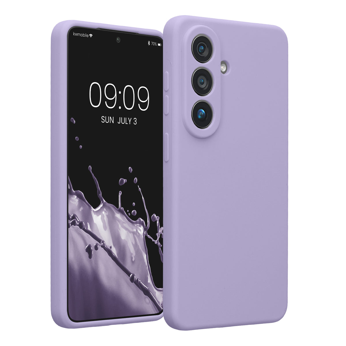Samsung Galaxy S26 Silikon Handyhülle Lavendel
