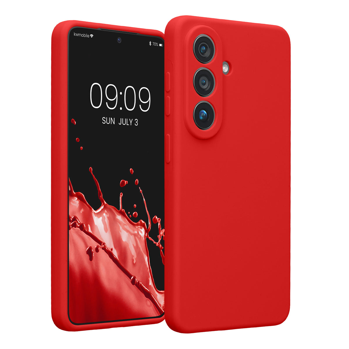 Samsung Galaxy S26 Silikon Handyhülle Klassisch Rot