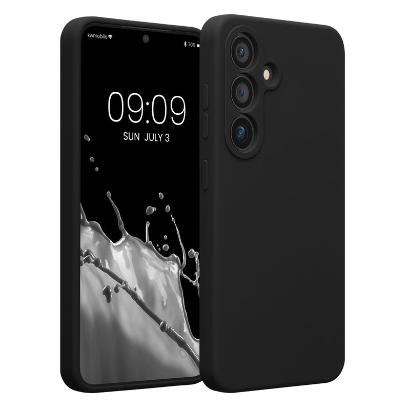 Samsung Galaxy S25 Silikon Handyhülle Schwarz