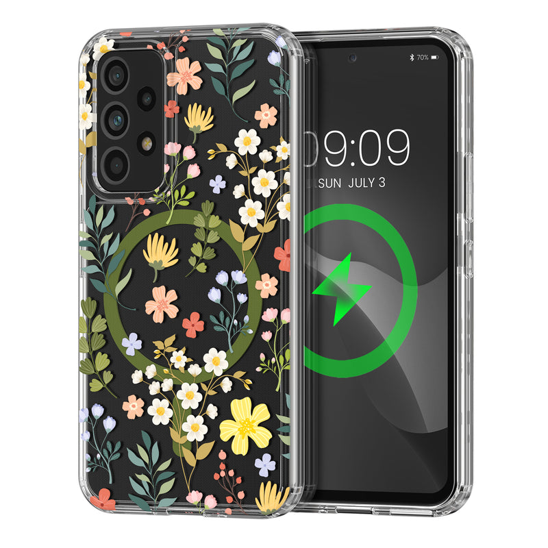 Samsung Galaxy A53 5G Acryl Handyhülle mit MagSafe Gelb