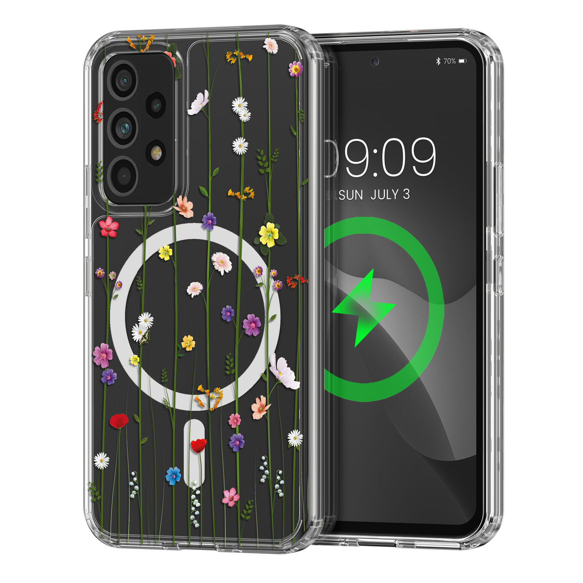 Samsung Galaxy A53 5G Acryl Handyhülle mit MagSafe Mehrfarbig