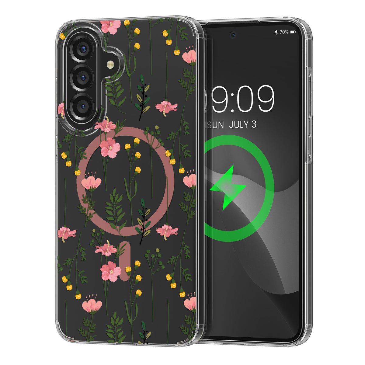 Samsung Galaxy A56 5G Acryl Handyhülle mit MagSafe Rosa