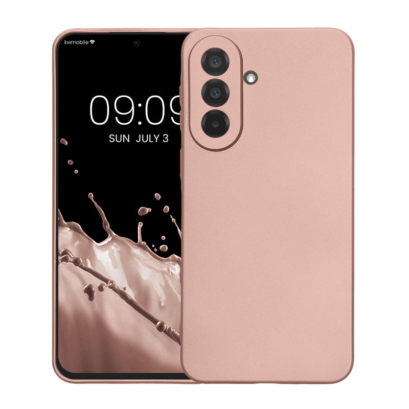 Samsung Galaxy A37 5G Silikon Handyhülle metallisch KWM000022AB001C