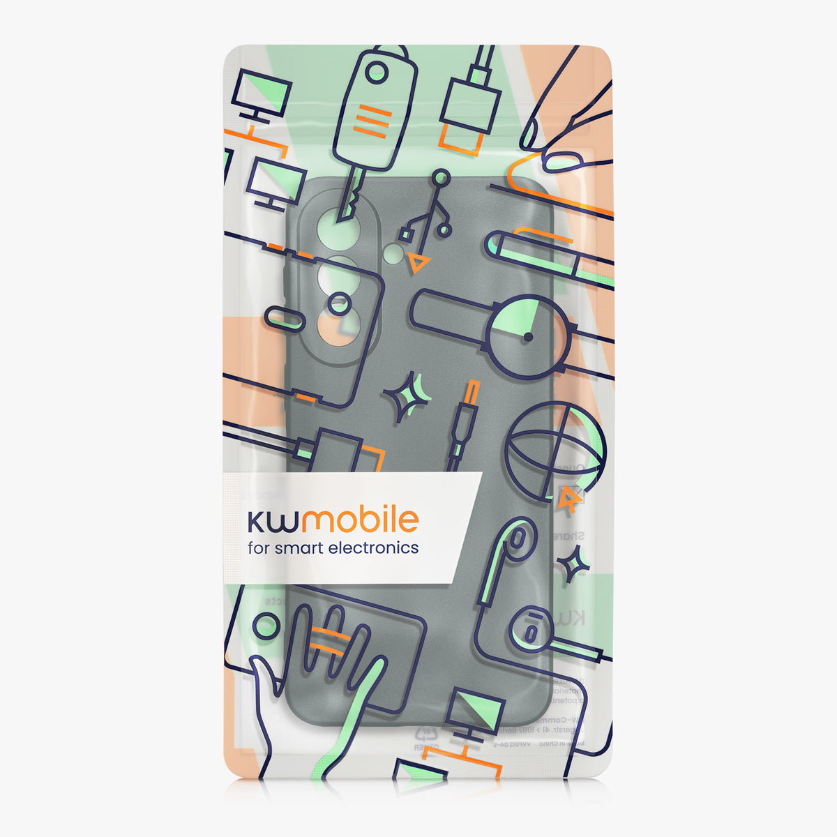 Samsung Galaxy A37 5G Silikon Handyhülle metallisch KWM000022AB002C