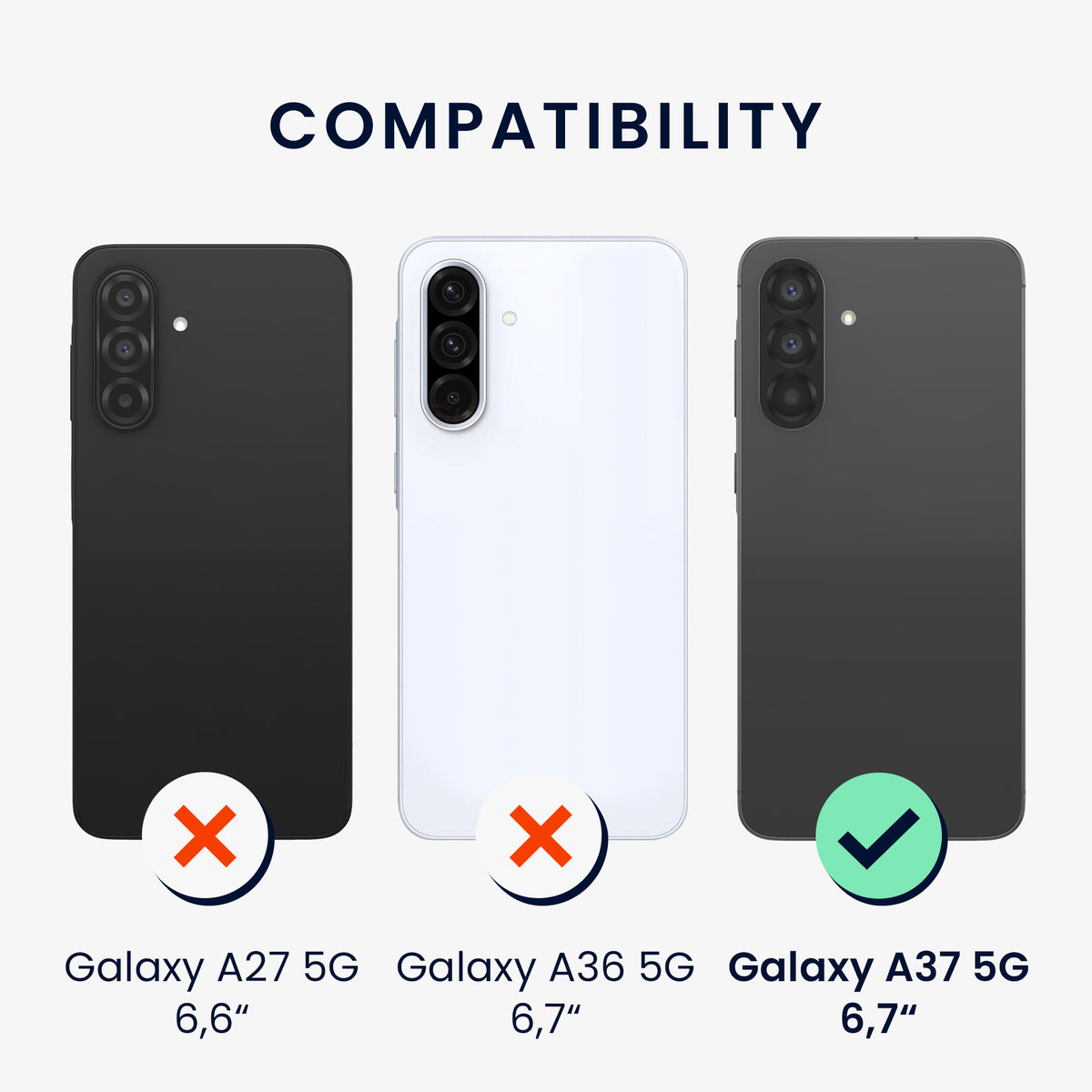 Samsung Galaxy A37 5G Silikon Handyhülle metallisch KWM000022AB008C